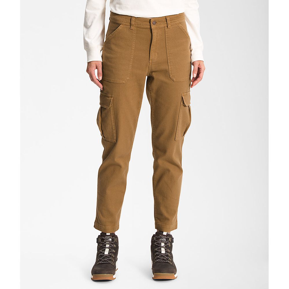 The North Face Pants Womens Australia - The North Face Heritage Cargo Brown (ZSX-391028)